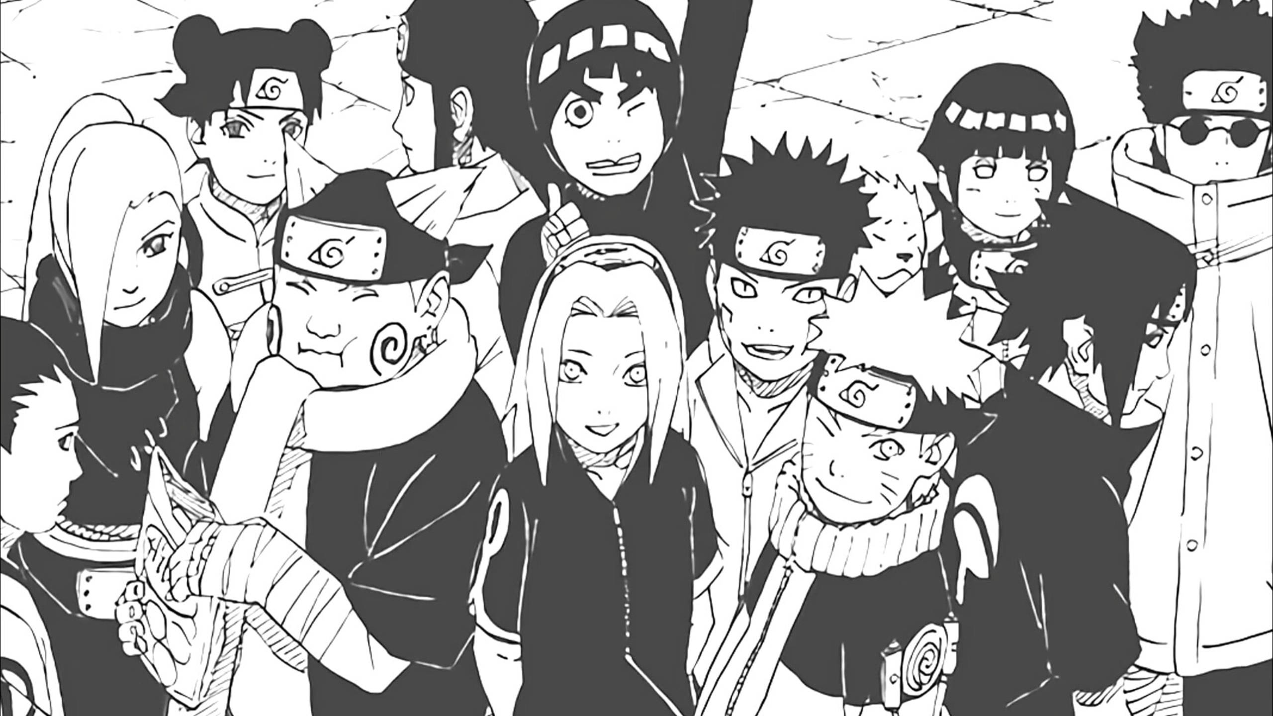 Personajes de Naruto, los jóvenes ninjas de Konoha Fondos de pantalla
