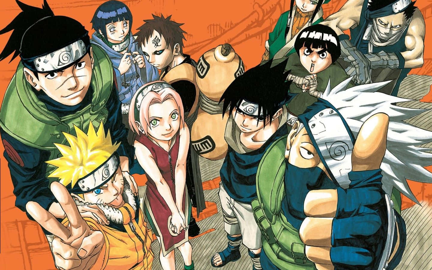 Personajes de Naruto Manga Anime Ninjas de Konoha Fondos de pantalla