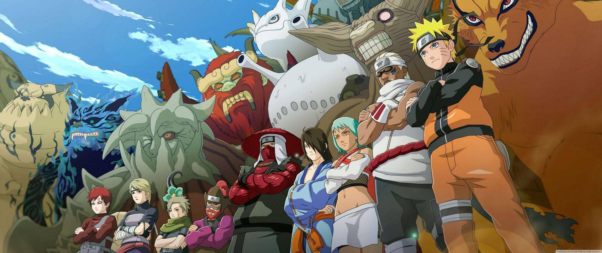 Personajes de Naruto y su forma final Fondos de pantalla