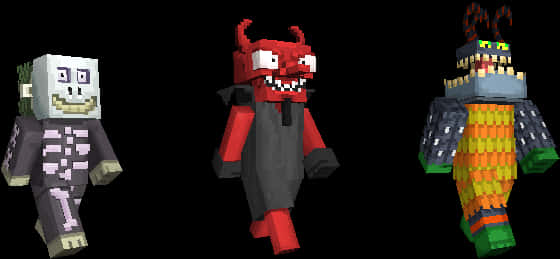 Personajes de Pesadilla en Pixel Art Fondos de pantalla
