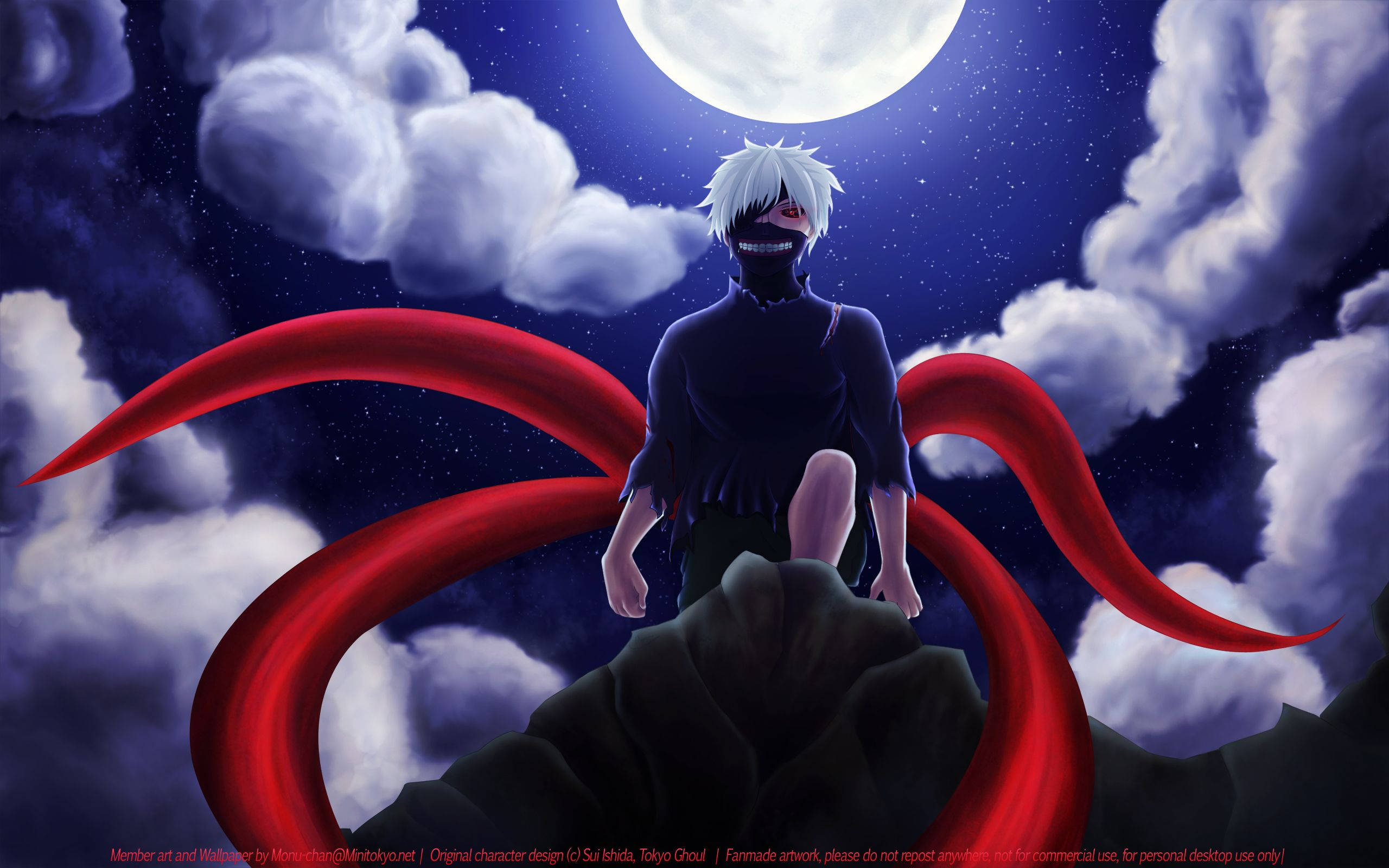 Personajes de Tokyo Ghoul Ken Cuatro Colas Fondos de pantalla