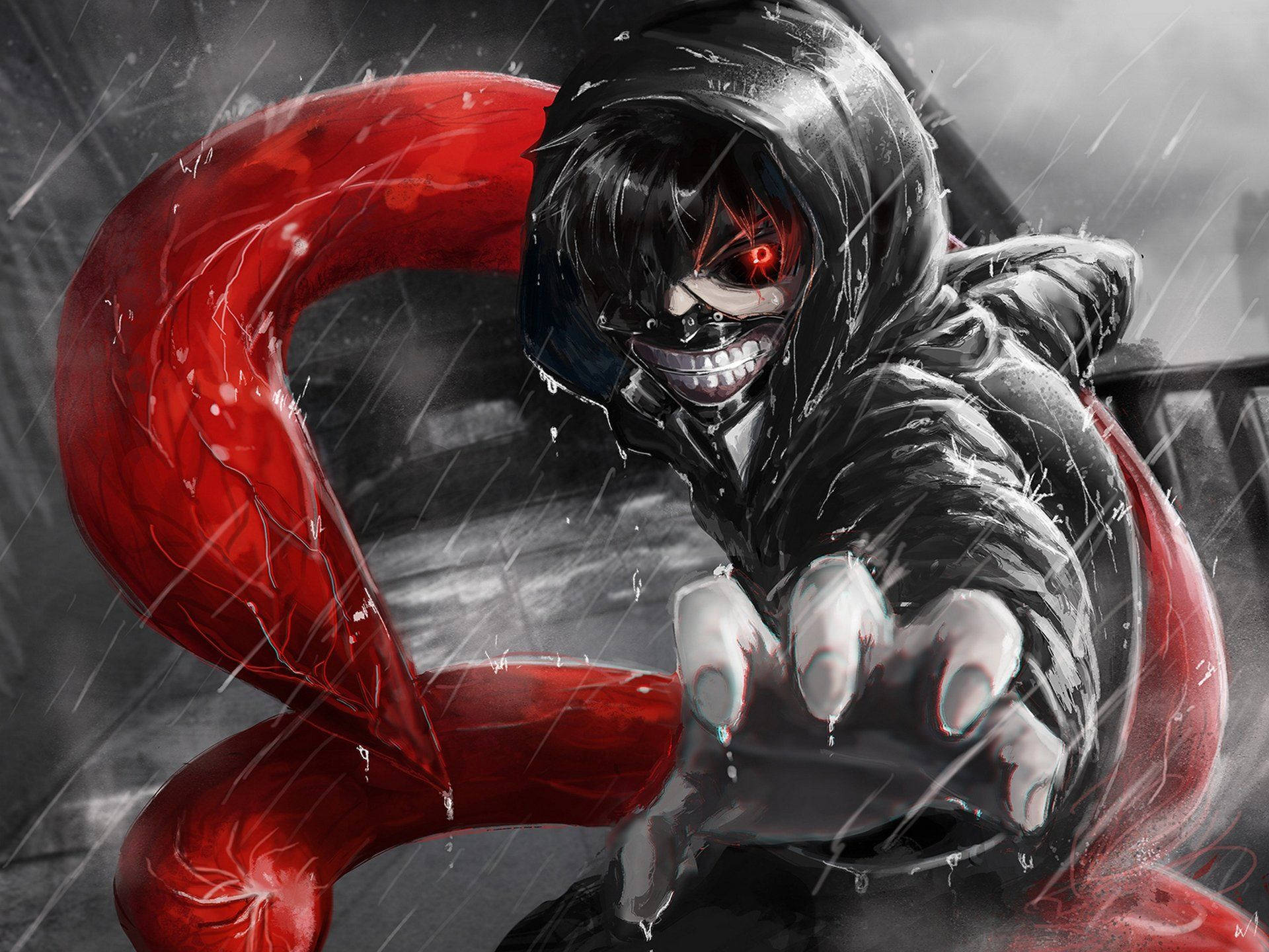 Personajes de Tokyo Ghoul: Tentáculos rojos de Ken Fondos de pantalla