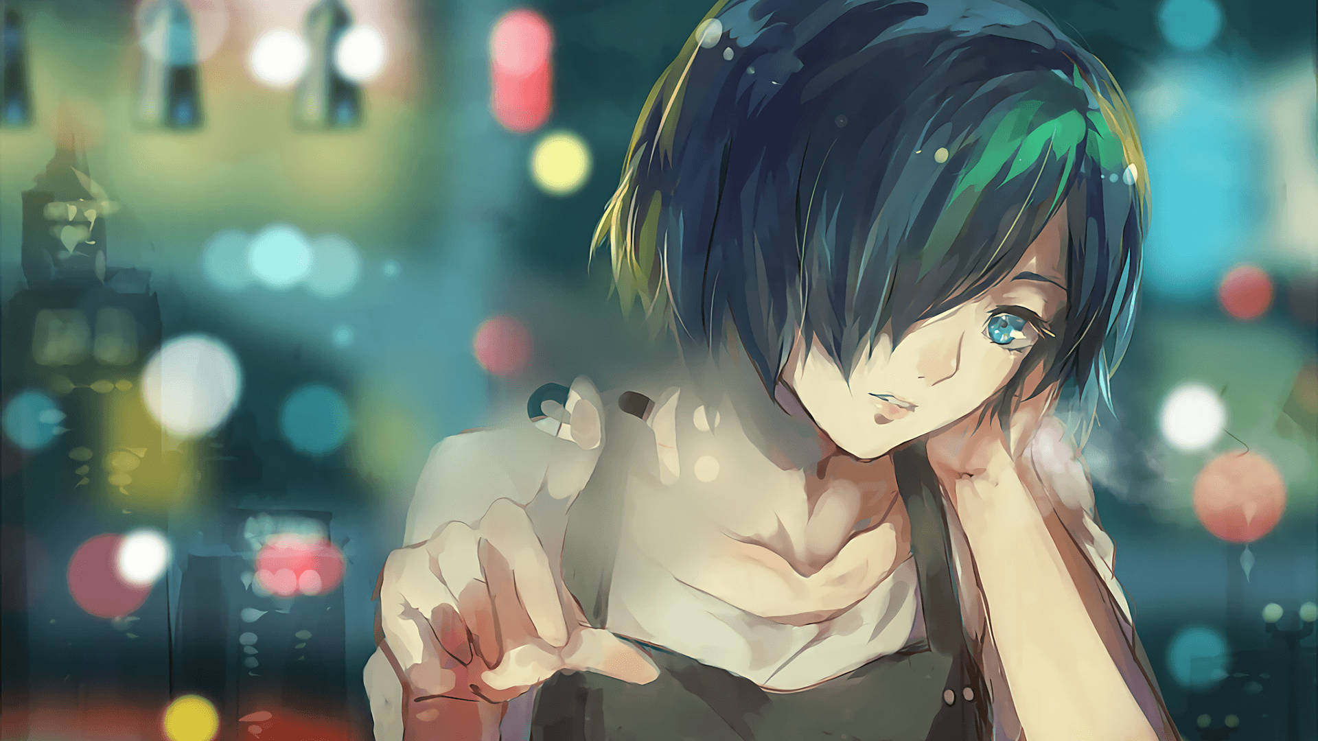 Personajes de Tokyo Ghoul Touka Sonriente Fondos de pantalla
