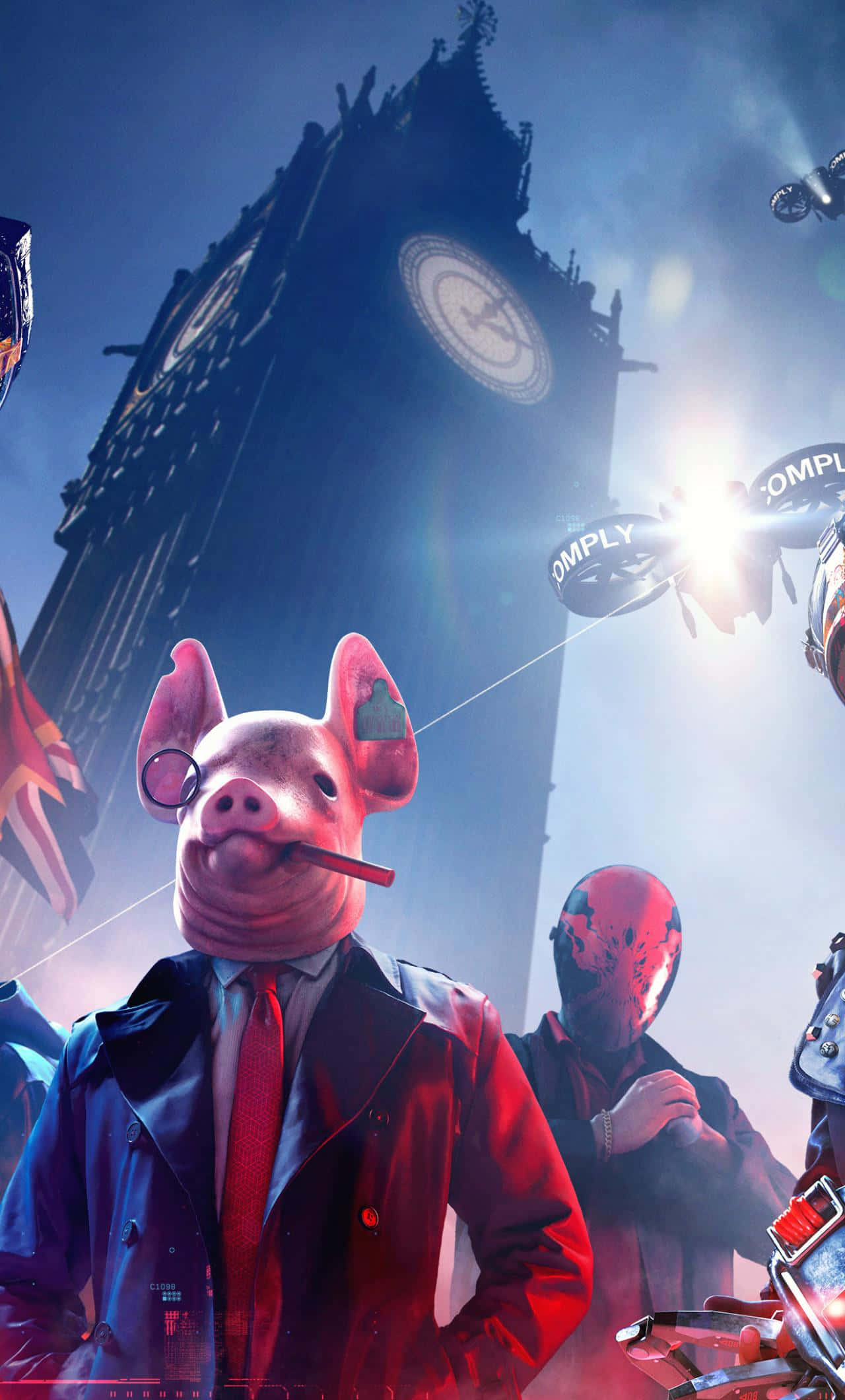 Personajes de Watch Dogs para iPhone Fondos de pantalla