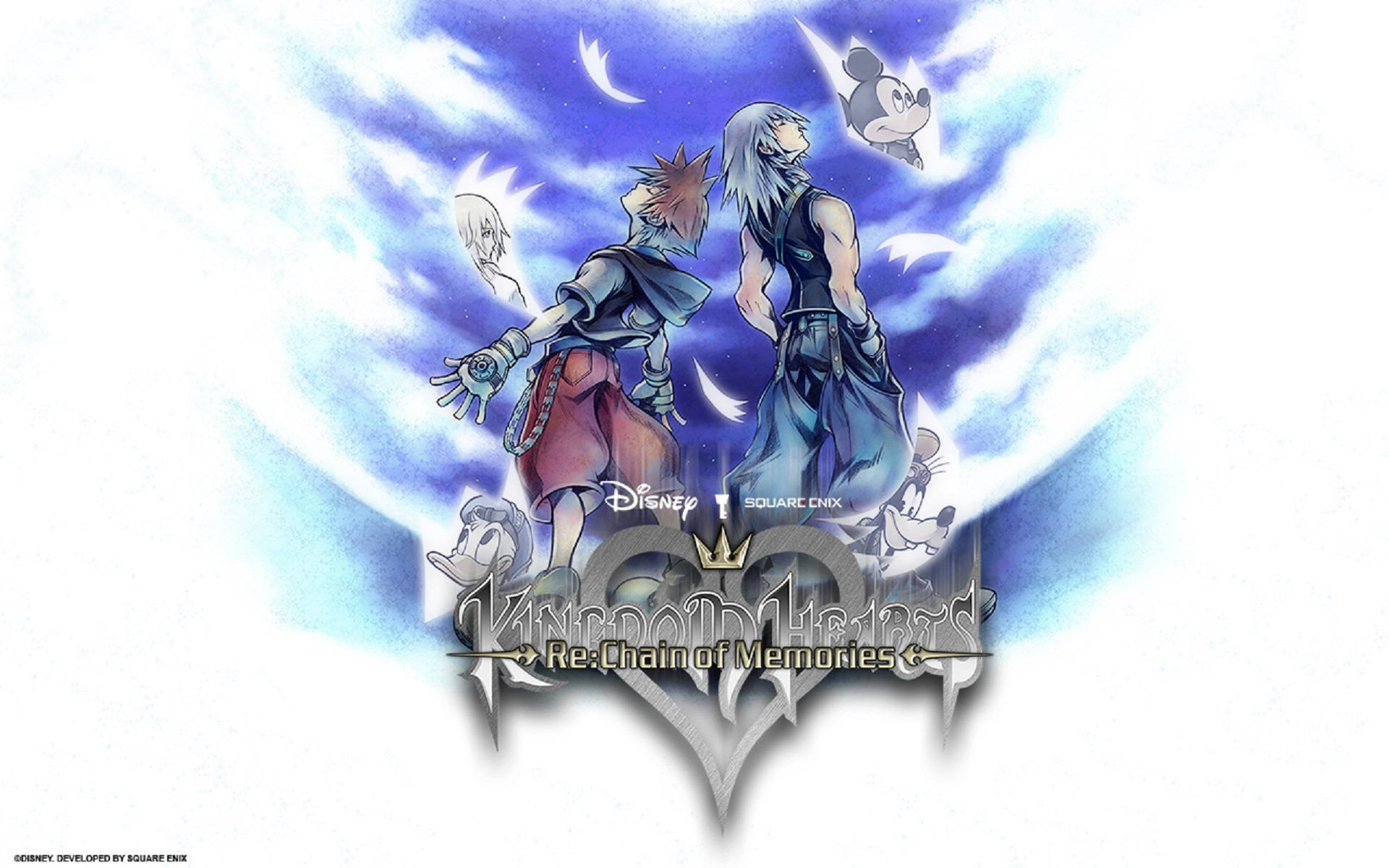 Personajes Fascinantes con el Logo de Kingdom Hearts Fondos de pantalla