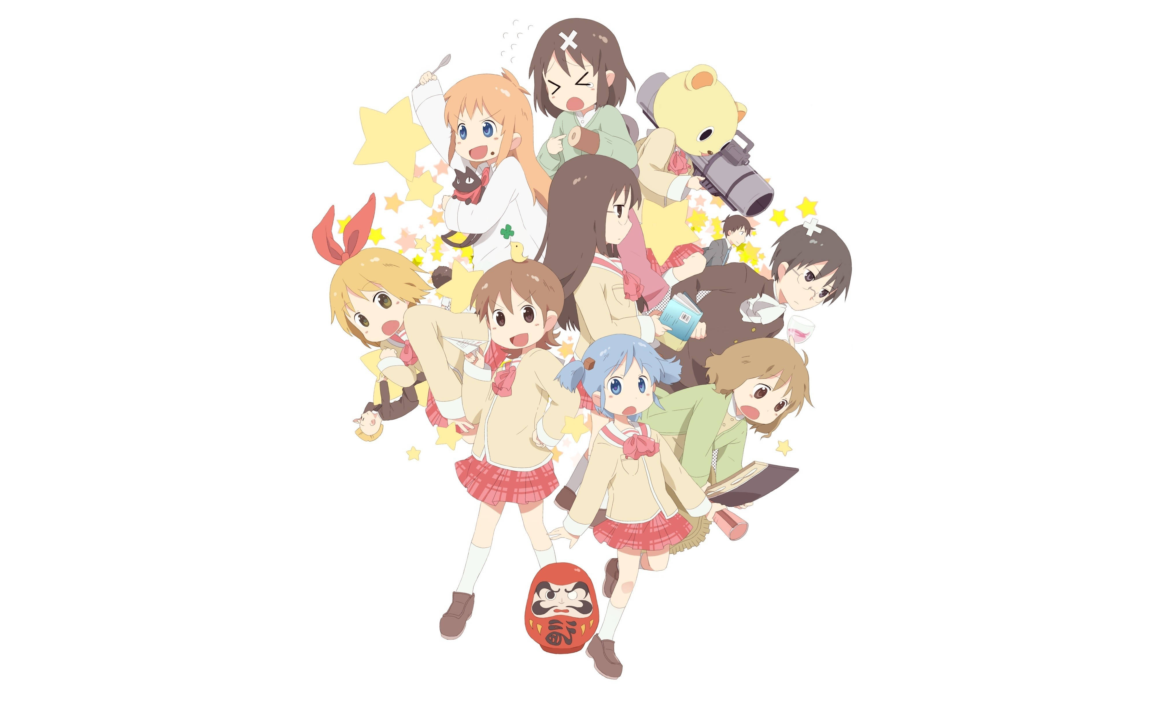 Personajes principales de Nichijou Fondos de pantalla