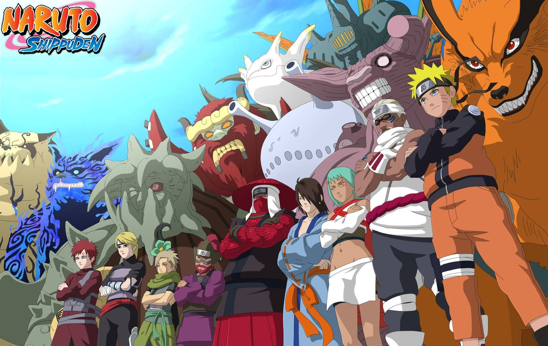 Personajes vivos de Naruto y Bestias con Cola Fondos de pantalla