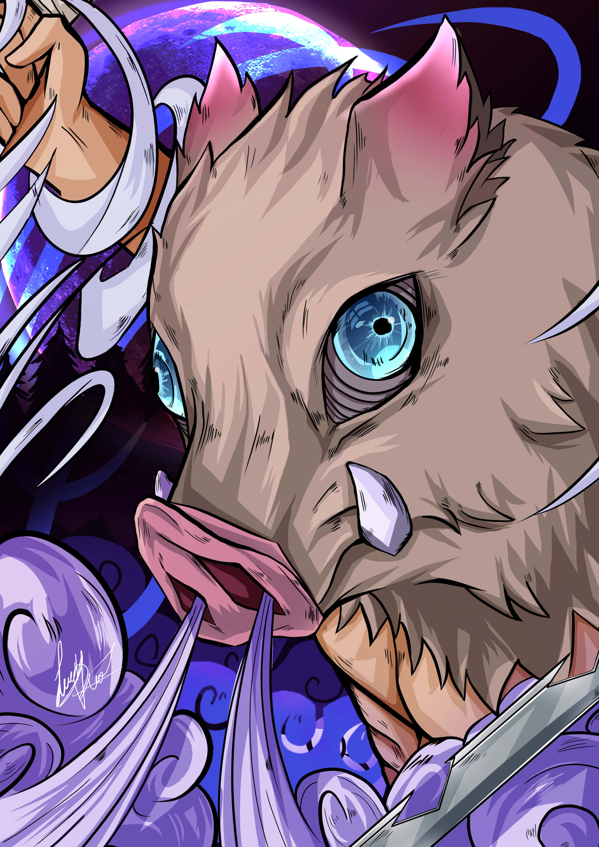 PFP de Inosuke enfurecido Fondos de pantalla