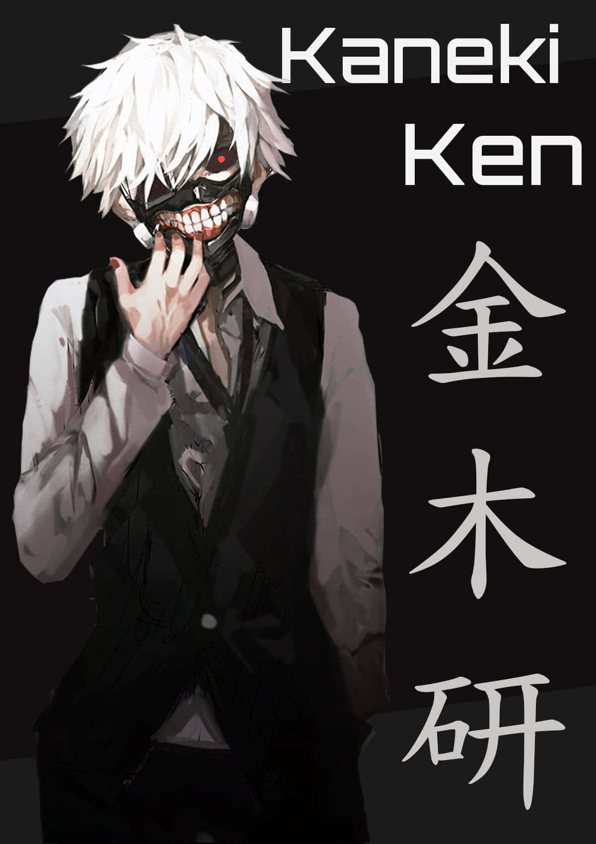 PFP de Kaneki con nombre Fondos de pantalla