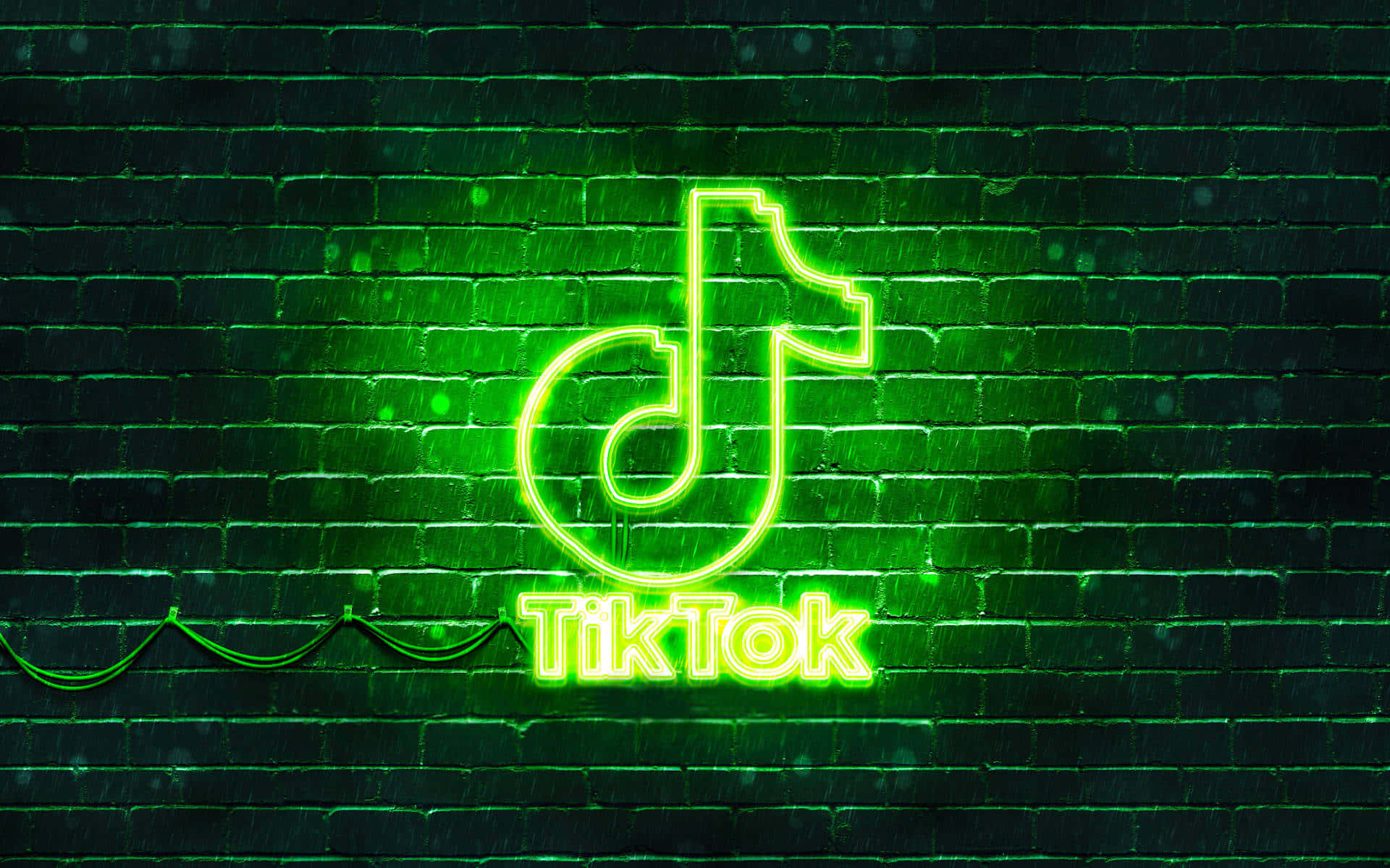 PFP divertido verde neón para TikTok Fondos de pantalla