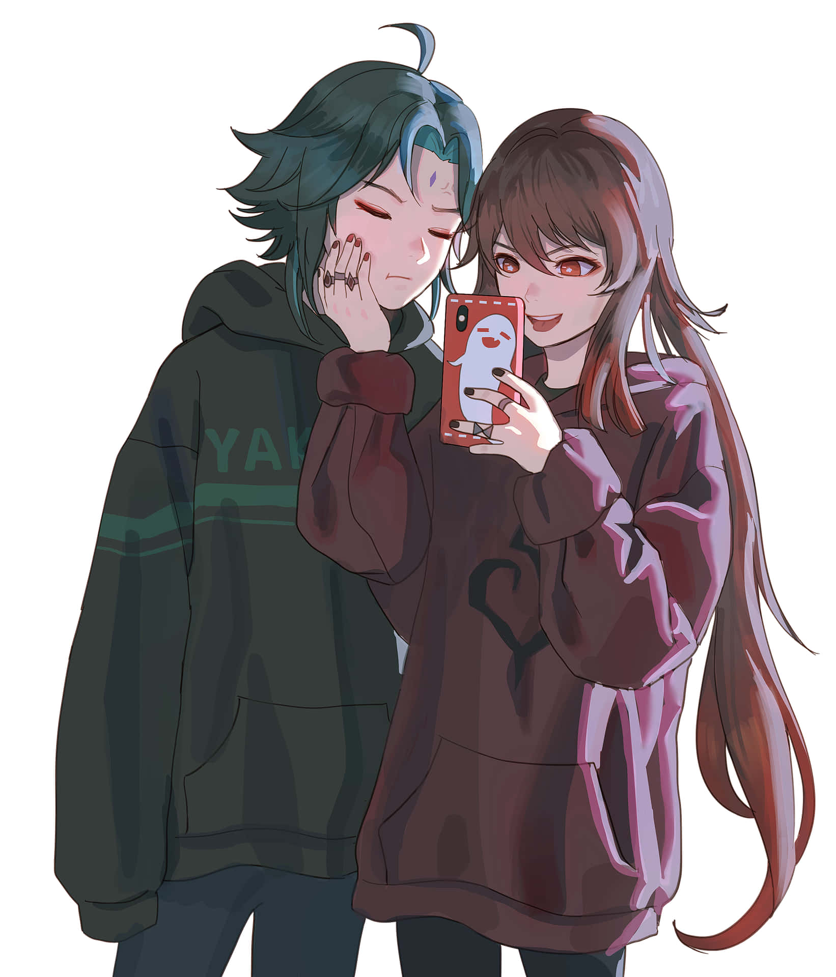PFP moderno de Genshin en pareja