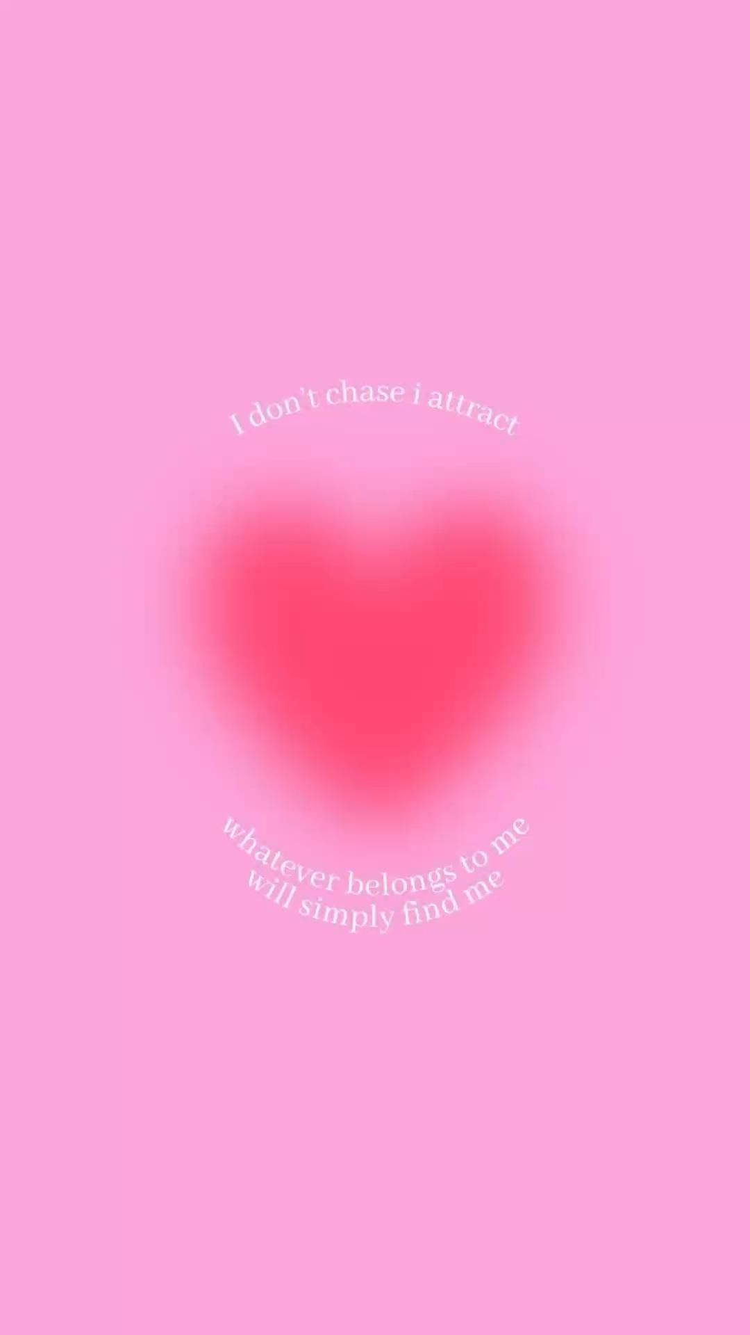 PFP Preppy Rosa con Frase 'Atraigo' Fondos de pantalla