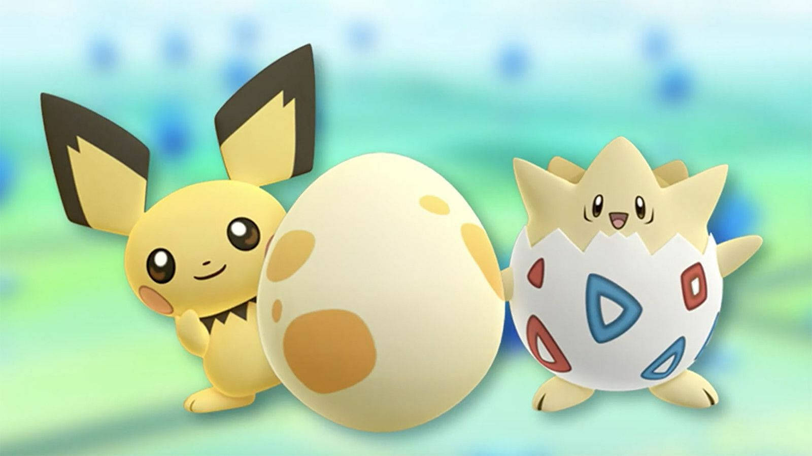 Pichu y Huevo de Togepi, Pokémon Geniales Fondos de pantalla