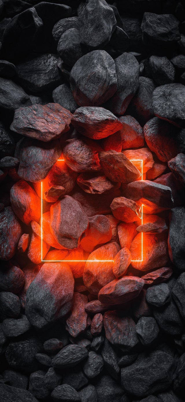 Piedras rojo oscuro para iPhone 13 Pro Fondos de pantalla