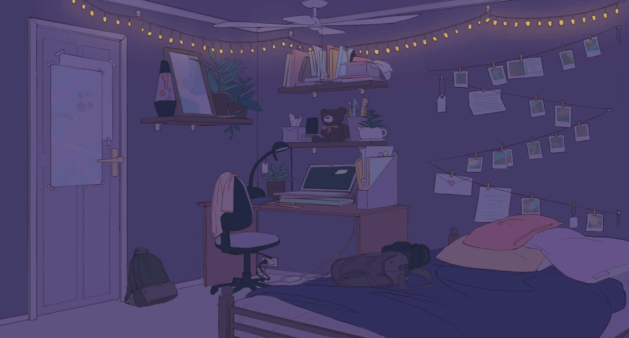 Piérdete en la fantasía con Anime Room. Fondos de pantalla