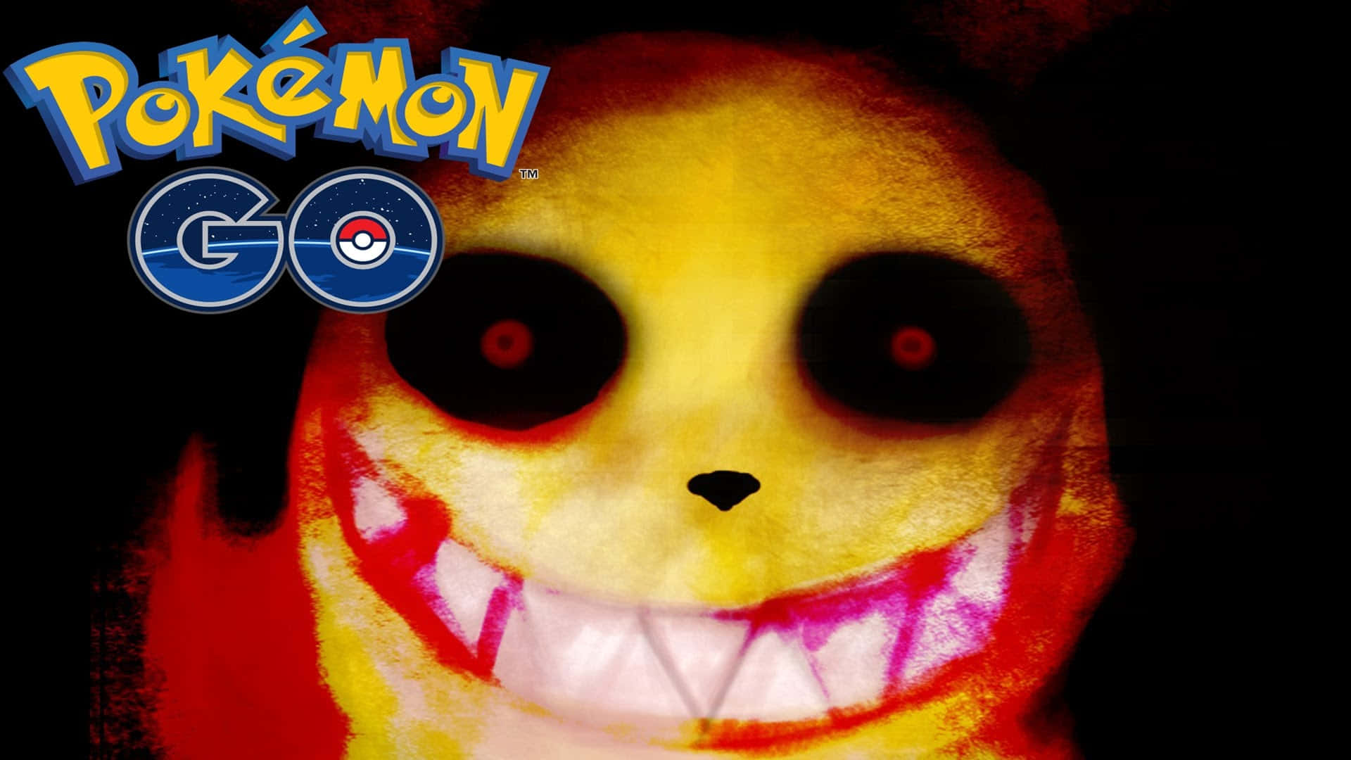 Pikachu acechando, imagen divertida de Pokémon Fondos de pantalla