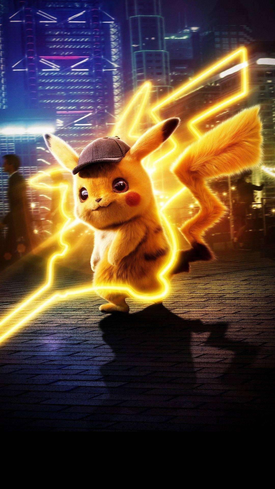 Pikachu con relámpago amarillo Fondos de pantalla