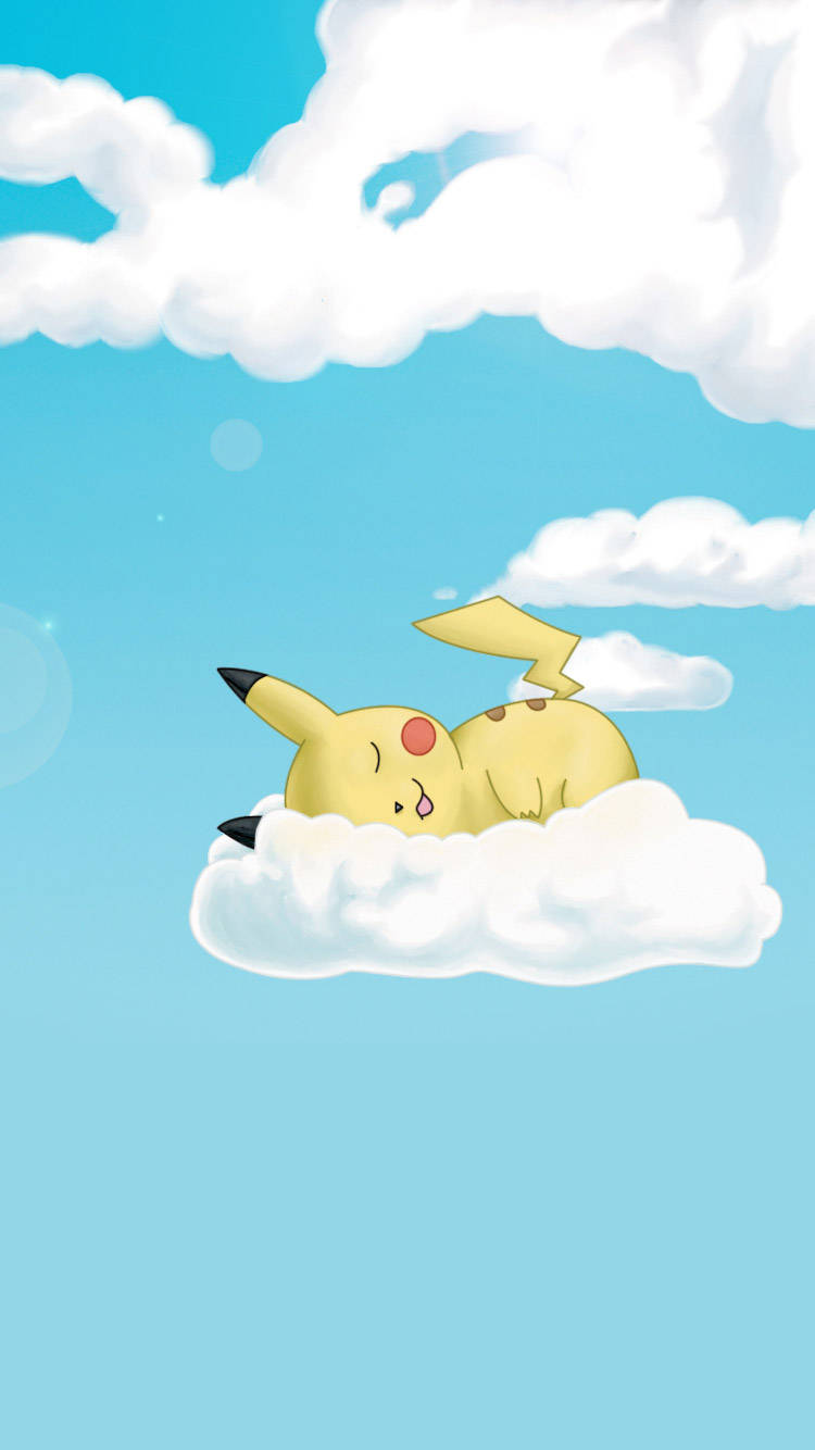 Pikachu Durmiendo iPhone Fondos de pantalla