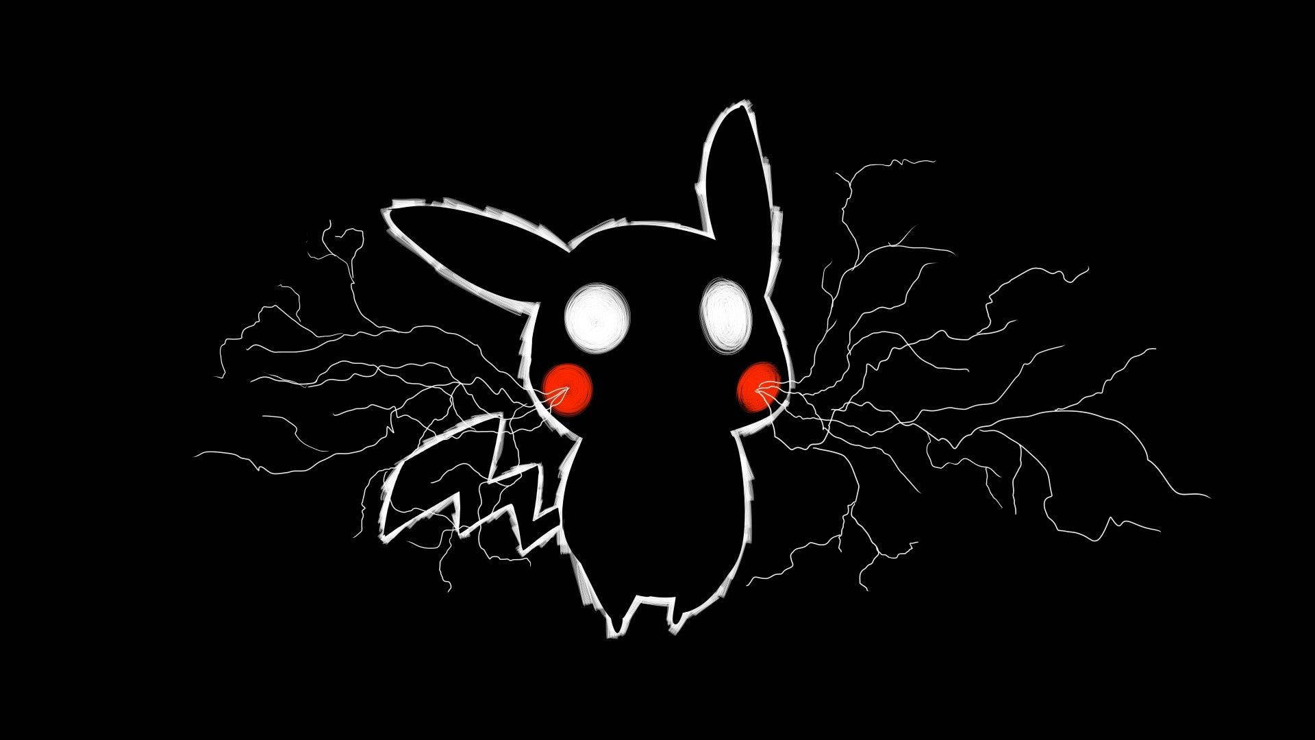 Pikachu Negro Lindo Fondos de pantalla