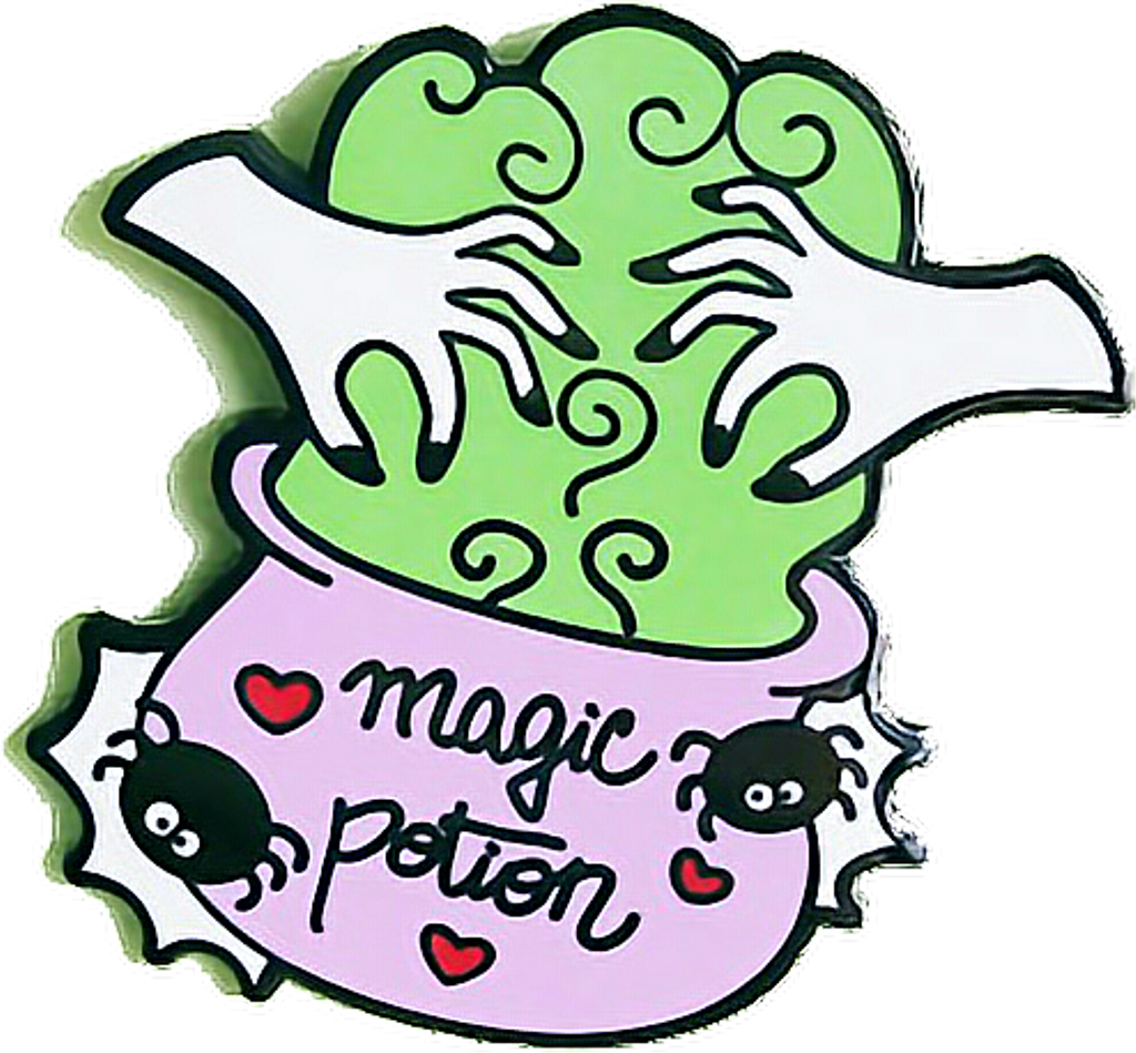 Pin de caldero de poción mágica de Halloween Fondos de pantalla