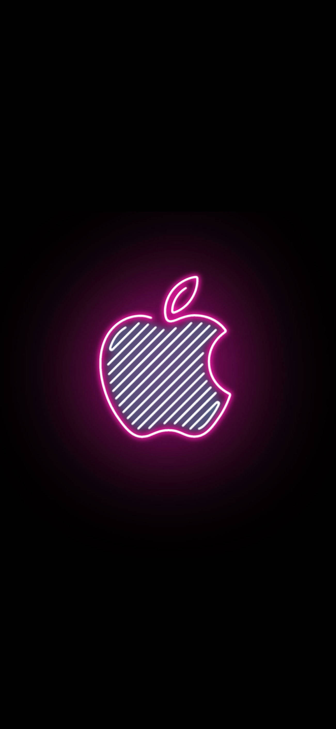 Pink Neon Aesthetic iPhone Logo Fondos de pantalla