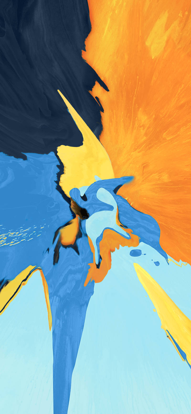 Pintura abstracta funky para iPad Pro Fondos de pantalla