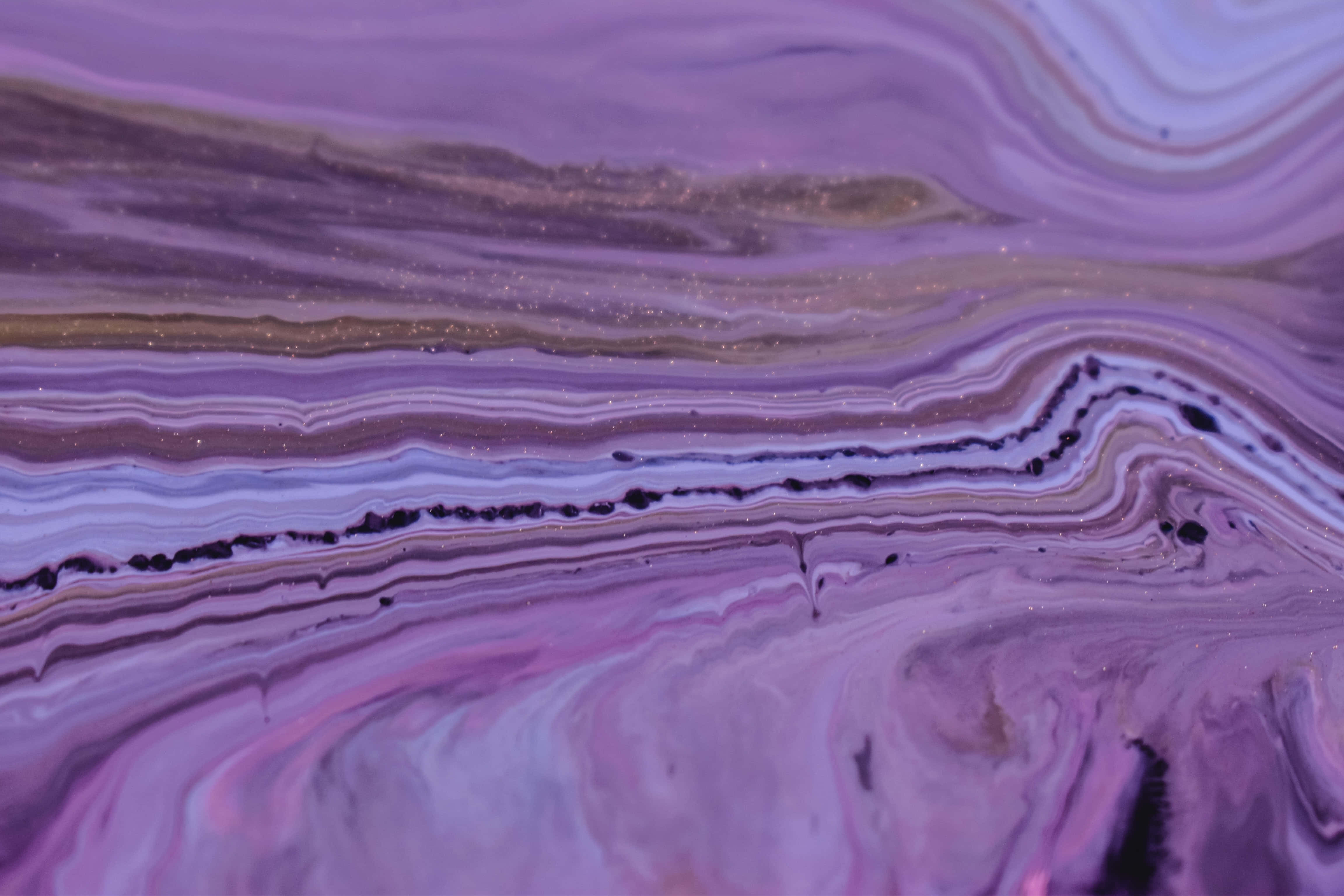 pintura abstracta púrpura y dorada Fondos de pantalla