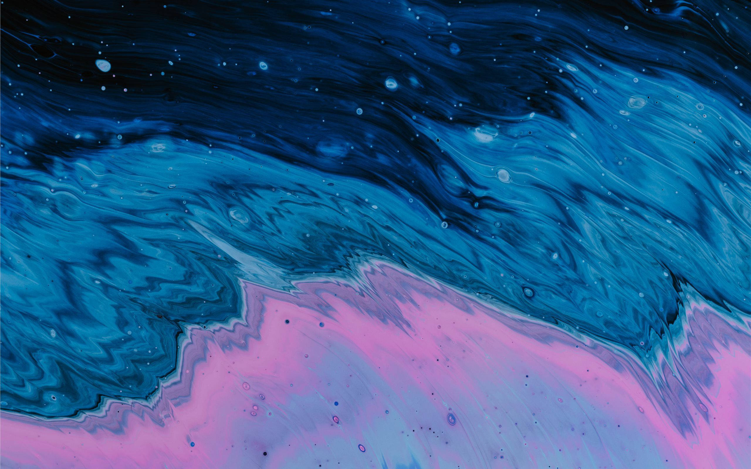 Pintura Azul y Rosa Estética Y2K Fondos de pantalla