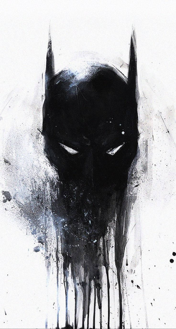 Pintura de Batman derritiéndose Fondos de pantalla