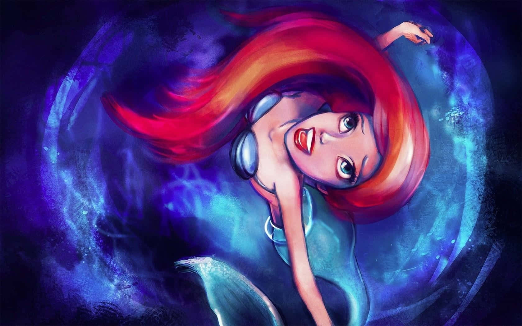 Pintura de la Sirenita de la Película Fondos de pantalla