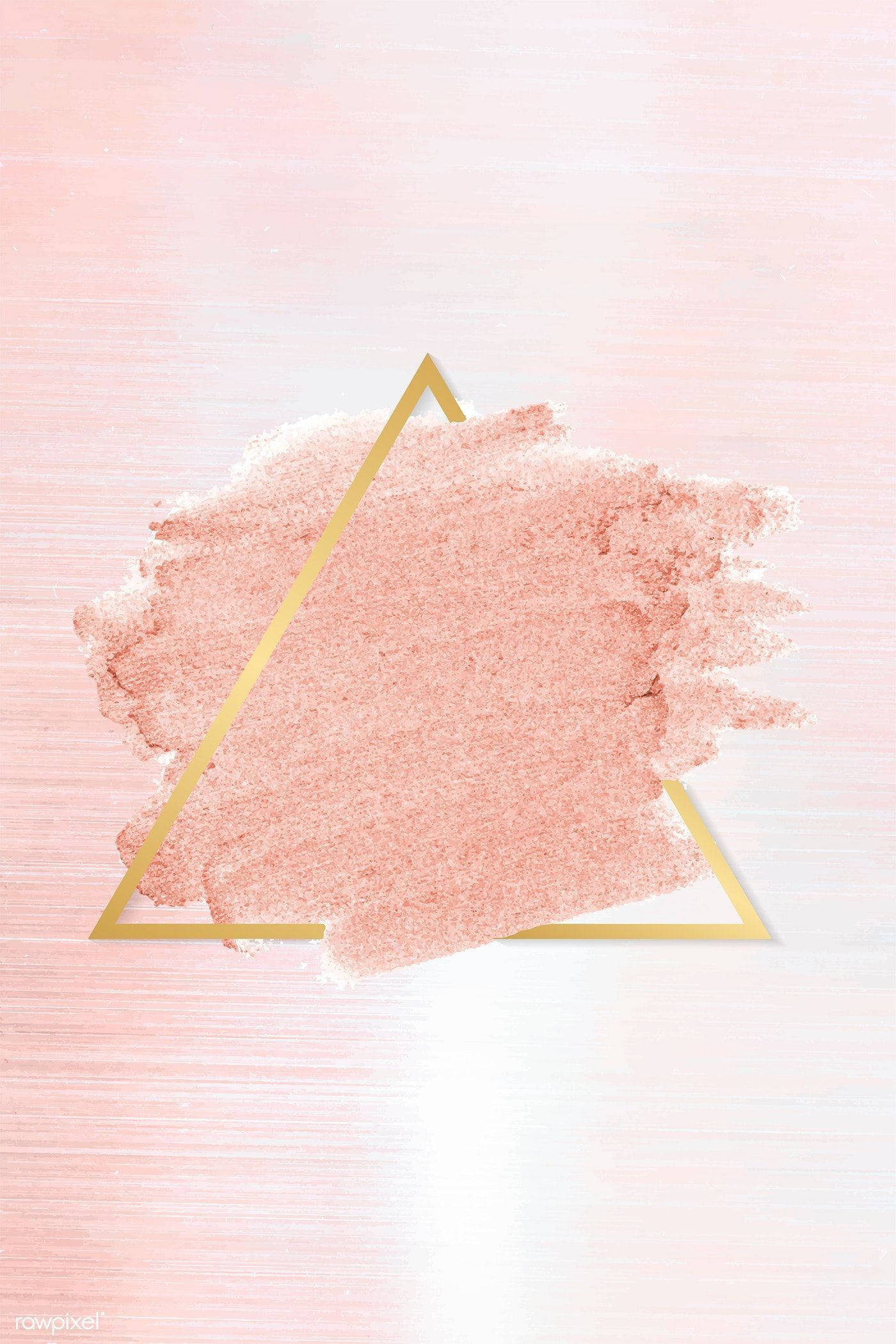 Pintura Estética Rosa Dorado Fondos de pantalla