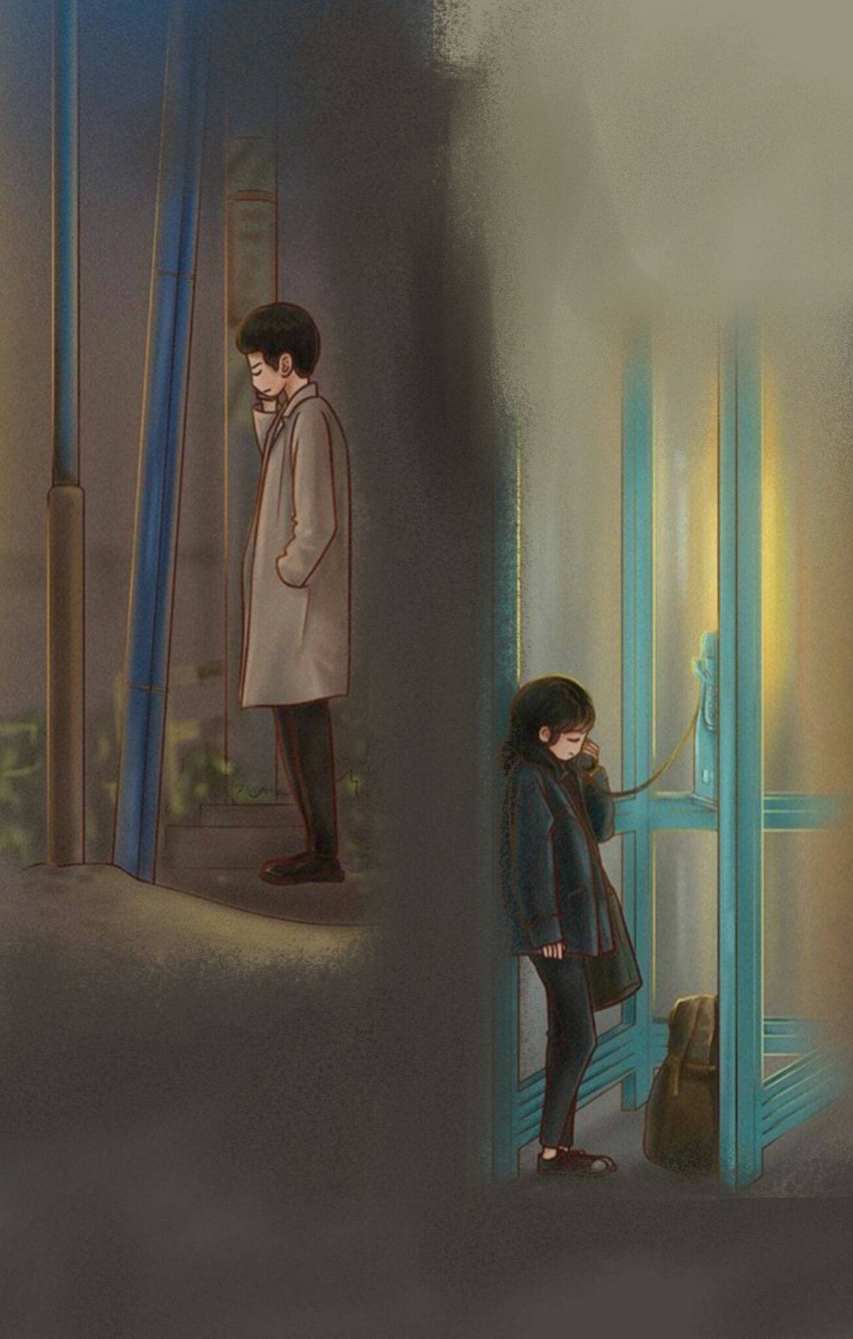 Pintura Linda de Relación a Larga Distancia Fondos de pantalla