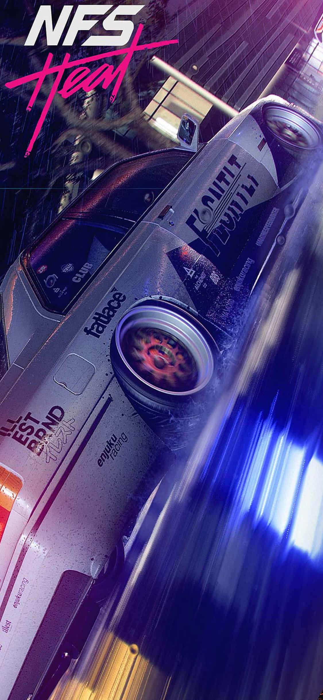 Pisa el acelerador y corre hacia la victoria con Need For Speed Heat en iPhone Xs Fondos de pantalla
