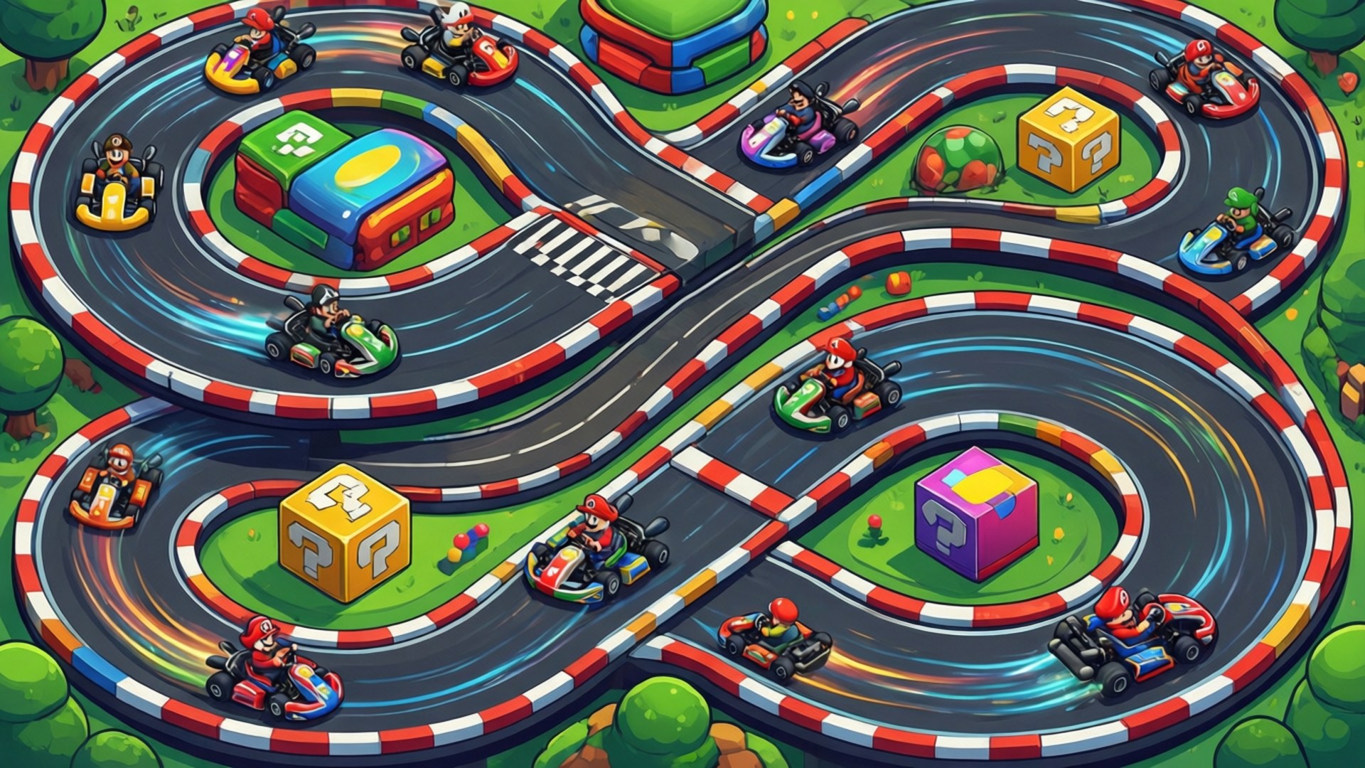 Pista de Mario Kart Fondos de pantalla