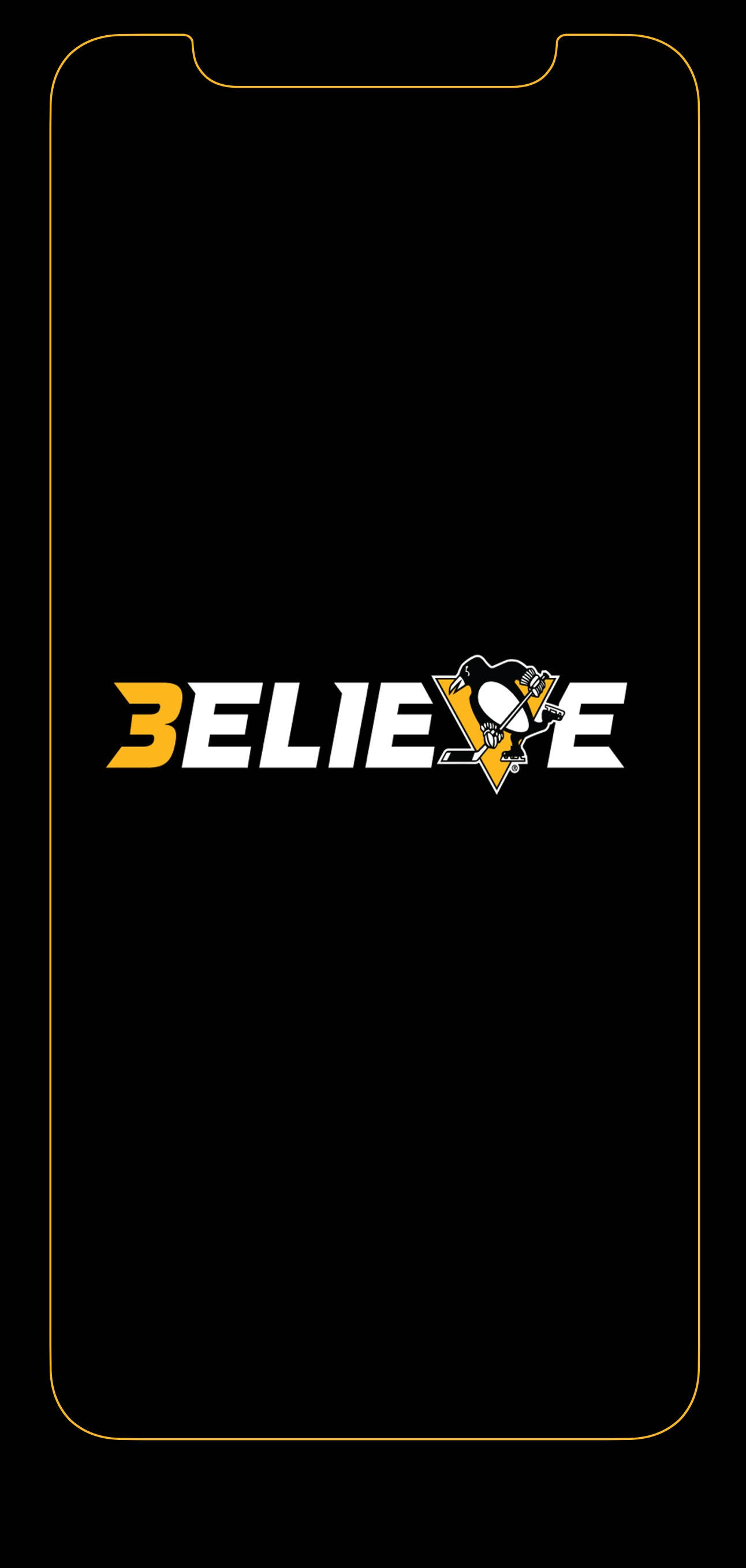 Pittsburgh Penguins Logo Believe Fondos de pantalla