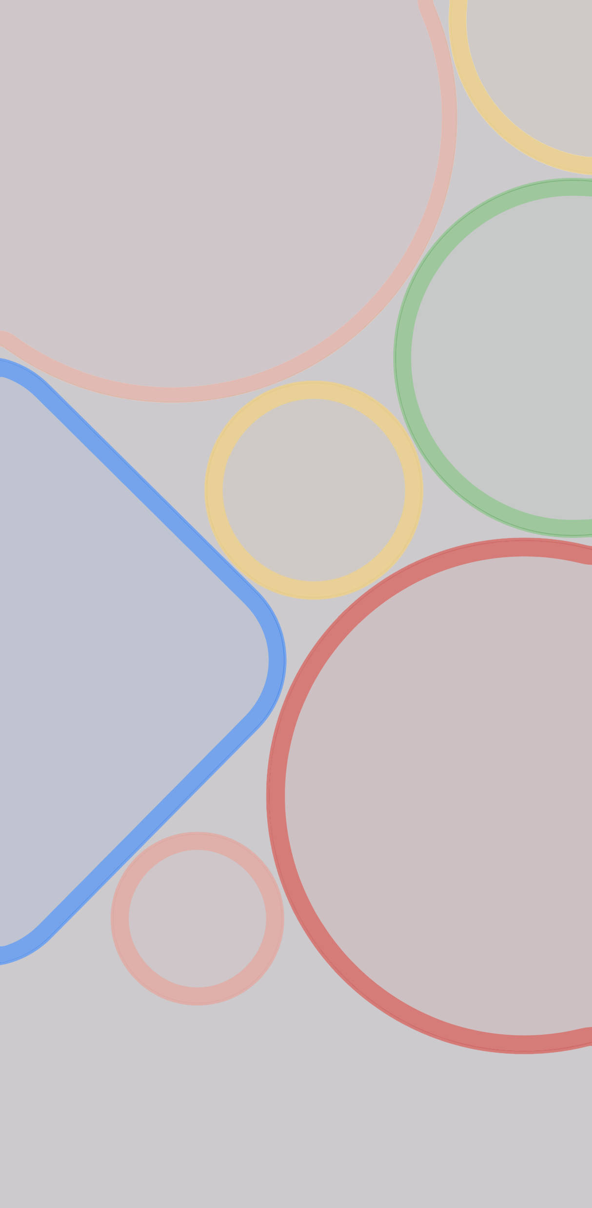 Pixel 5 Formas Minimalistas con Contornos Fondos de pantalla