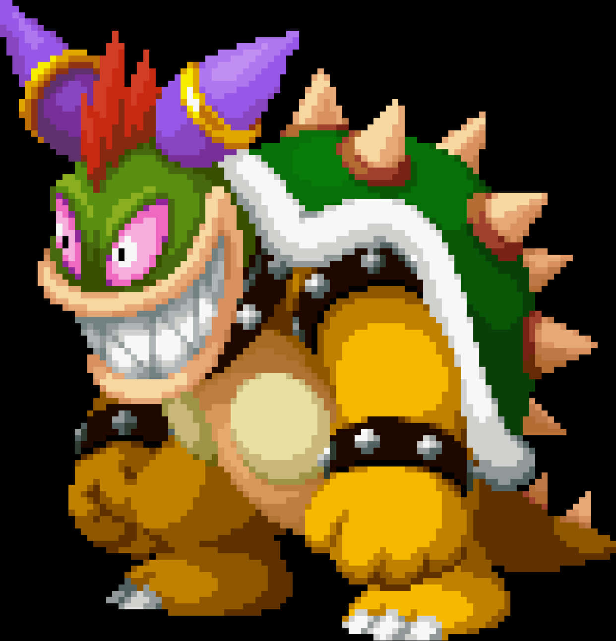 Pixel Art de Bowser Fondos de pantalla