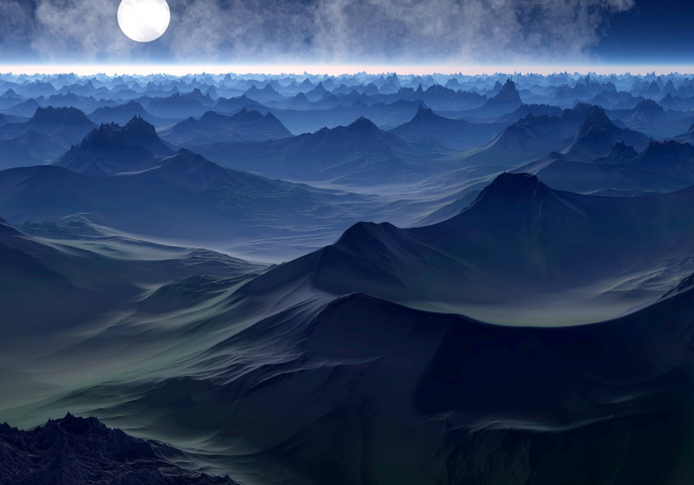 Planeta Alienígena Estético para iPad Fondos de pantalla