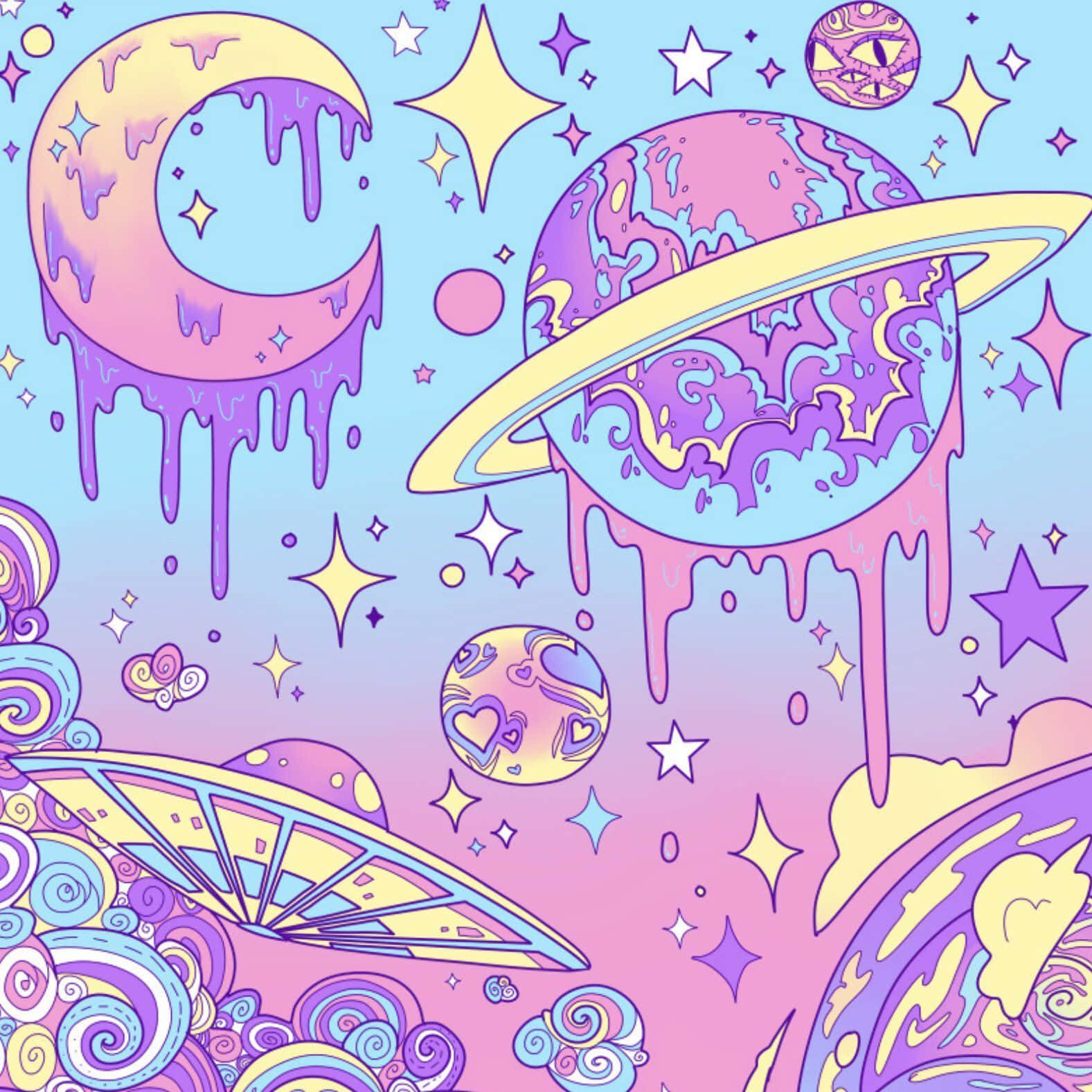 Planeta Gótico Pastel Fondos de pantalla