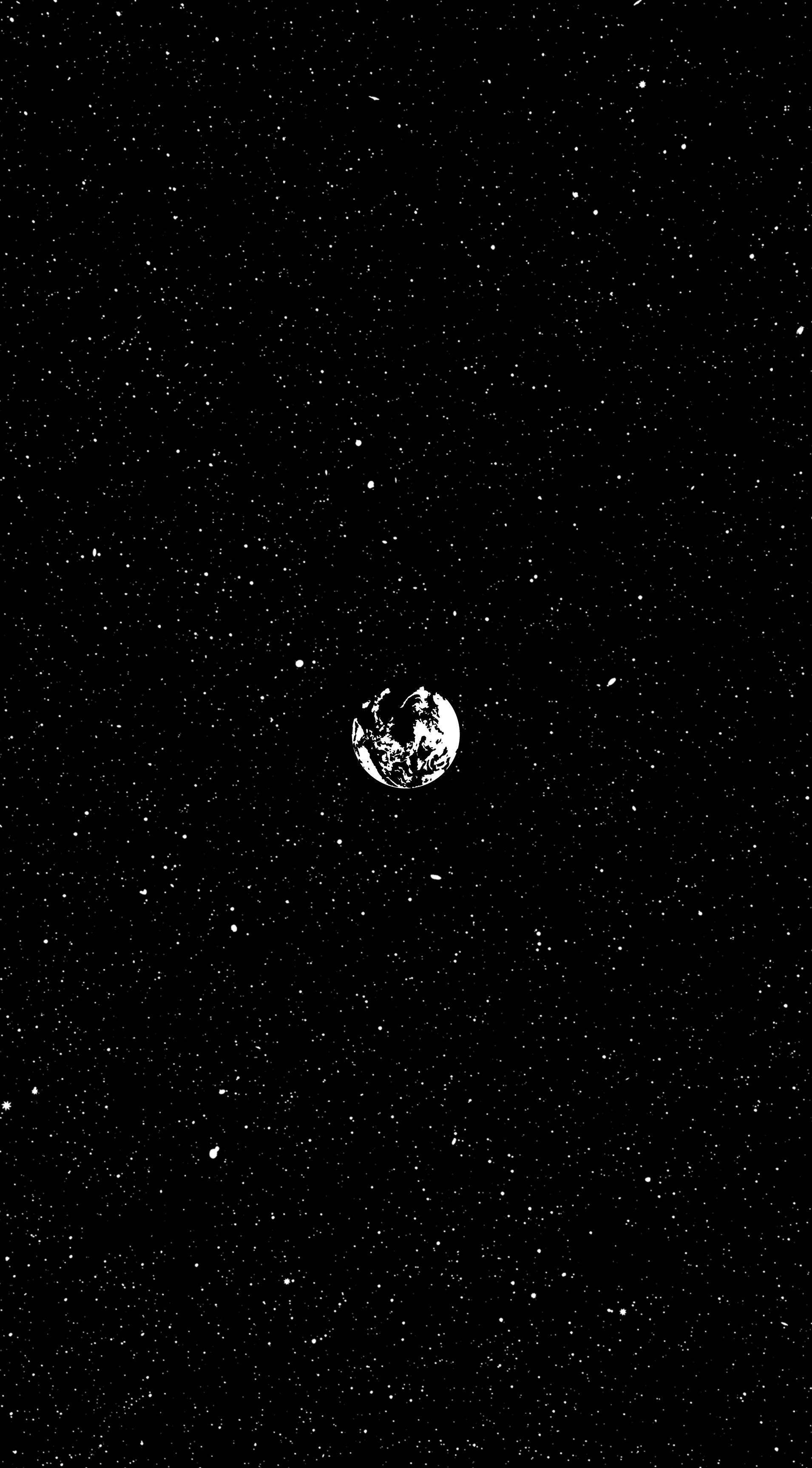 Planeta Minimalista Estética Espacial Fondos de pantalla