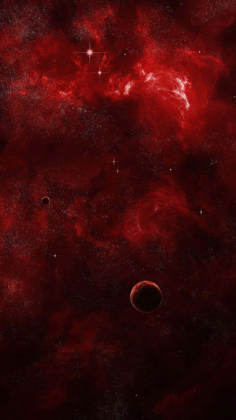 Planeta Rojo en el Espacio Inferior Fondos de pantalla