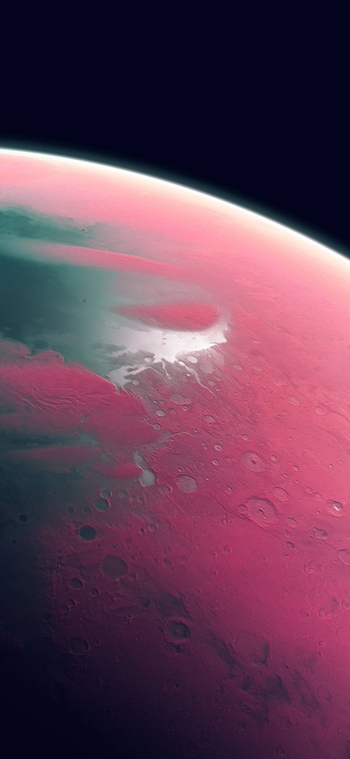 Planeta rosa iPhone Xr Fondos de pantalla