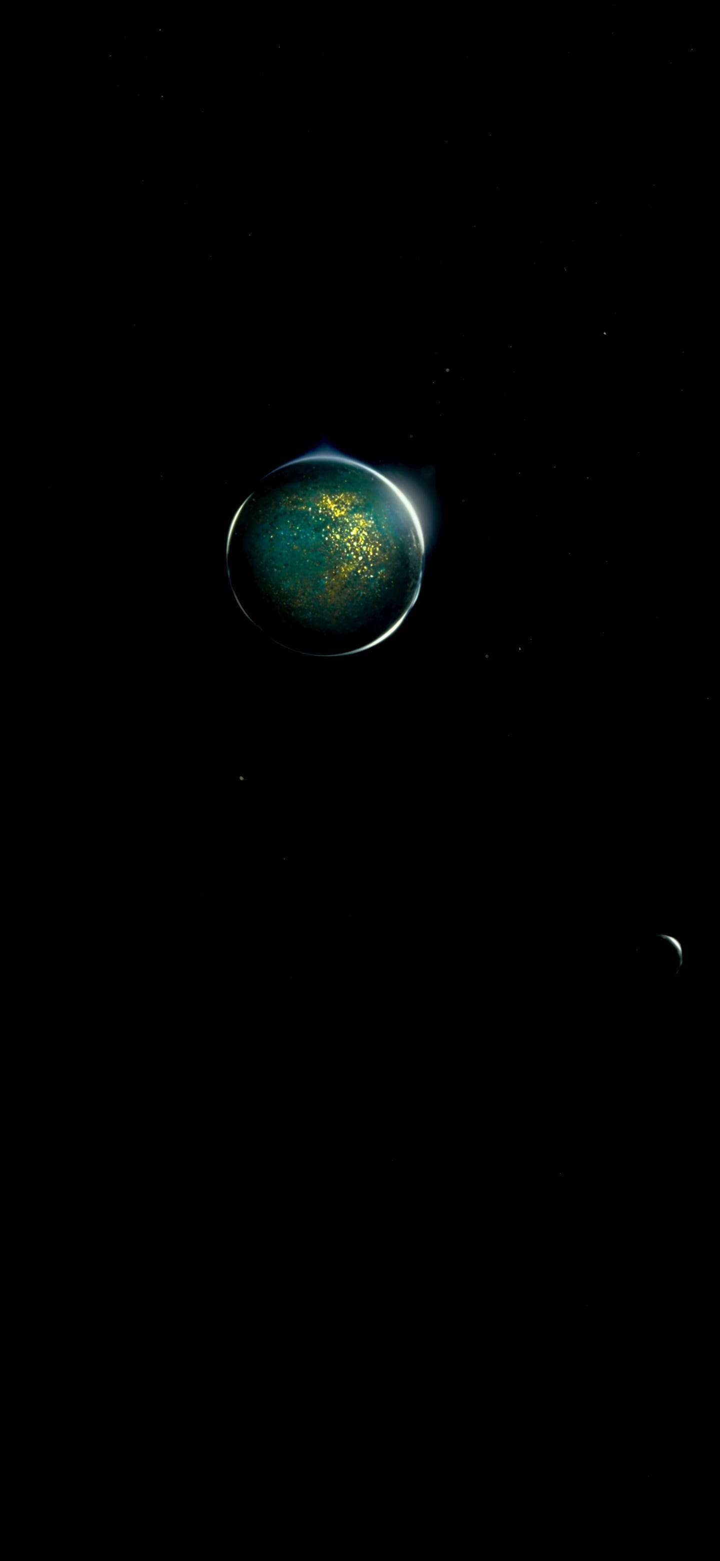 Planeta Solitario OLED Teléfono Fondos de pantalla