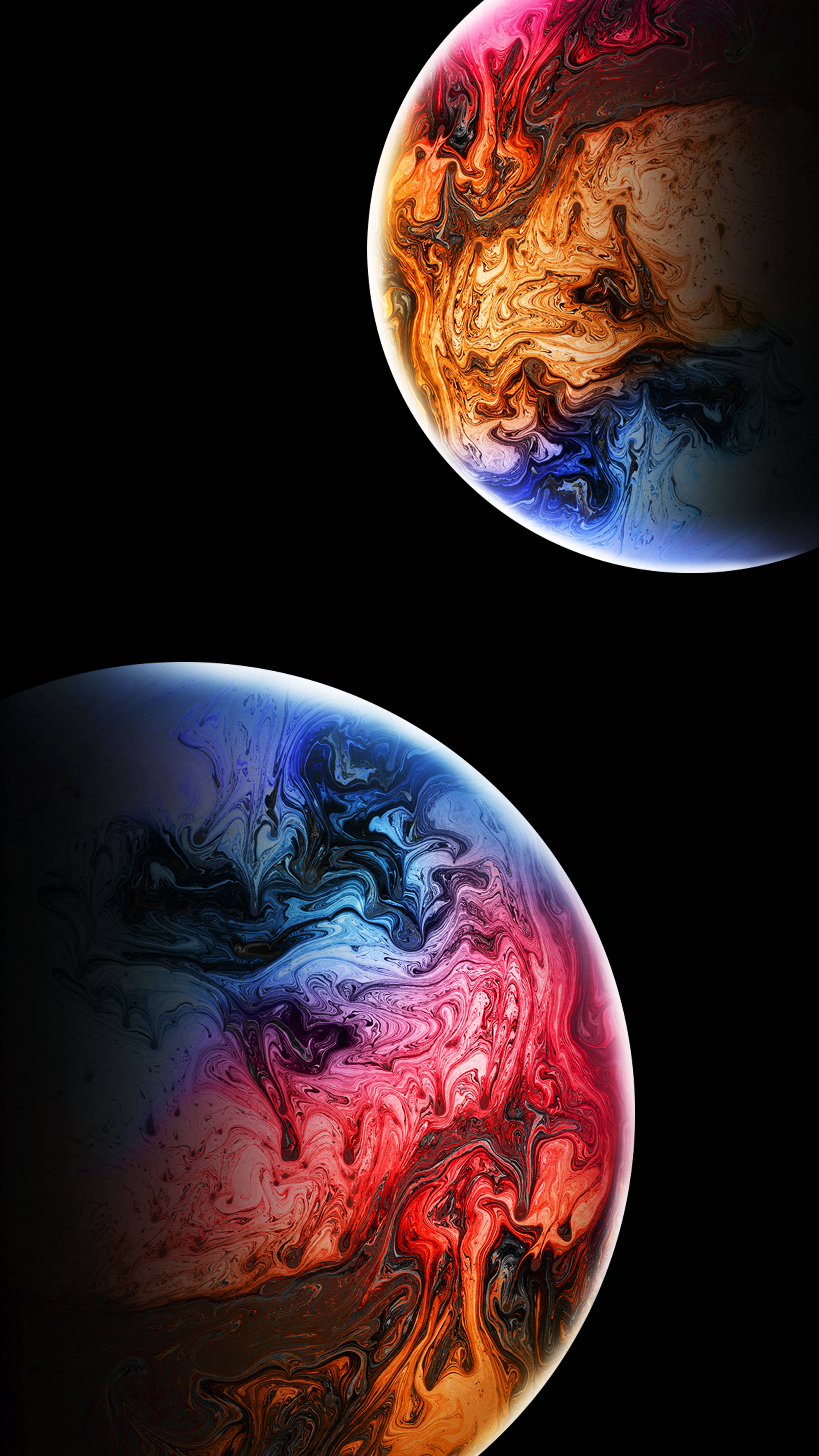 Planetas Coloridos 8K para Teléfono Fondos de pantalla