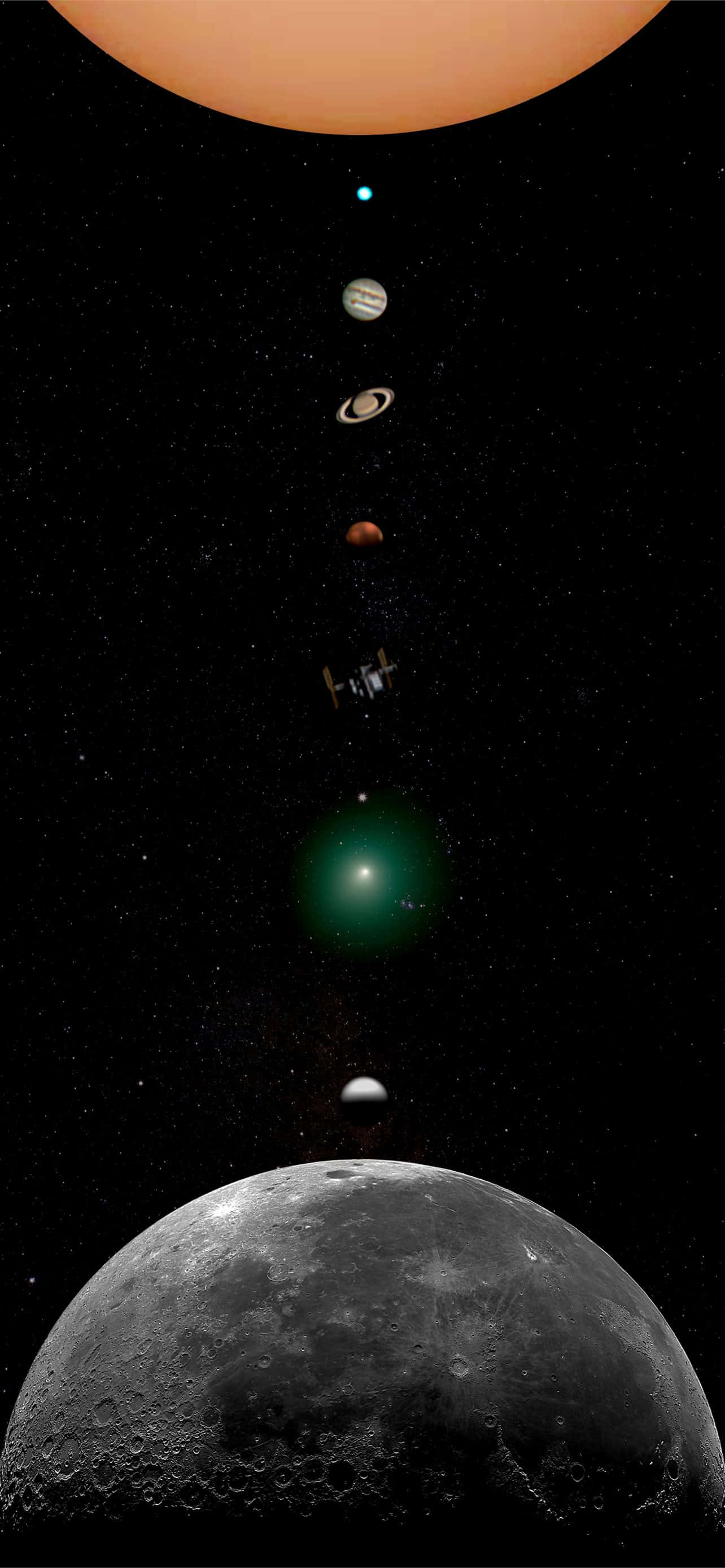 Planetas del Sistema Solar con Luna Fondos de pantalla