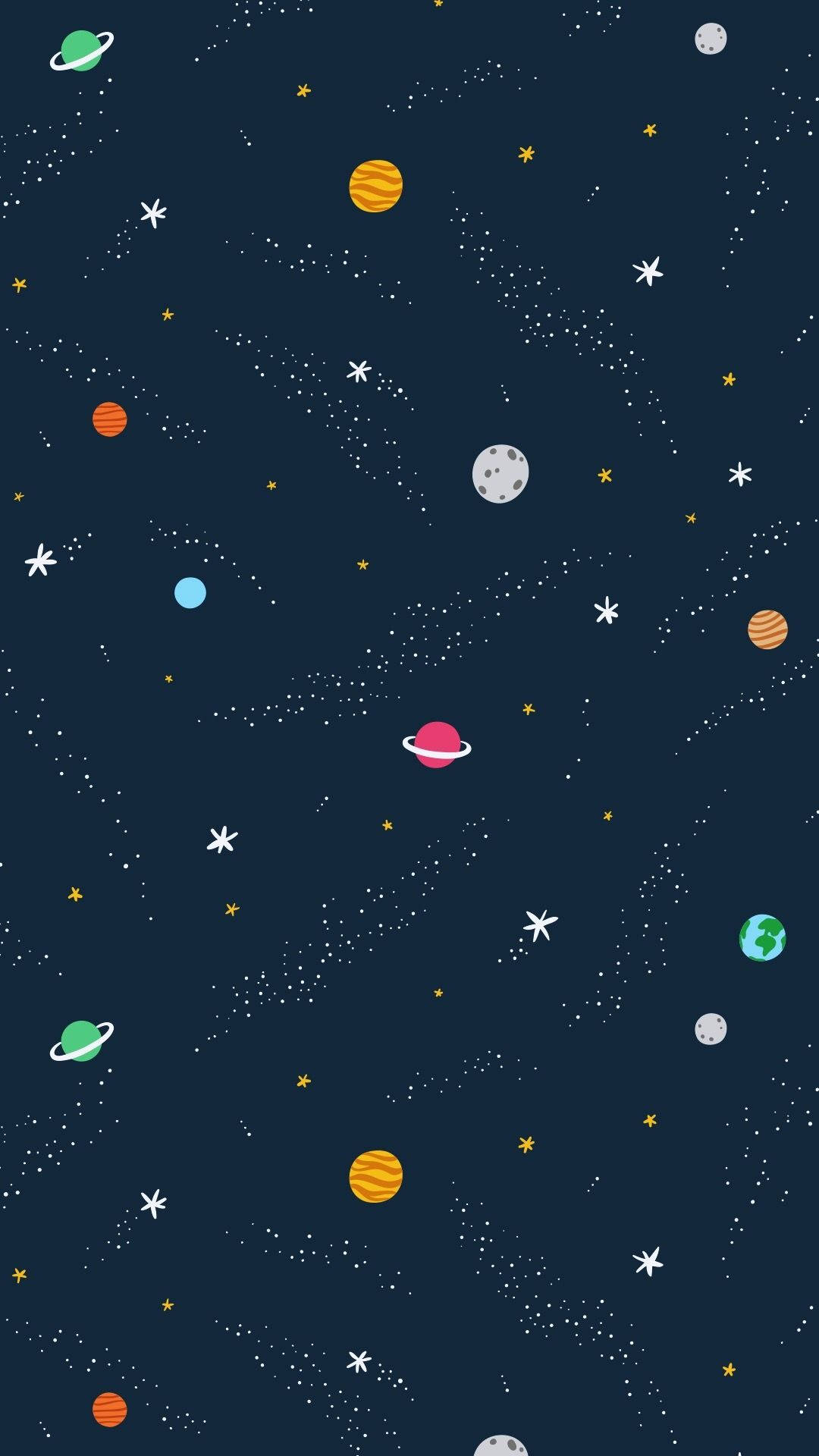 Planetas lindos con estética espacial Fondos de pantalla