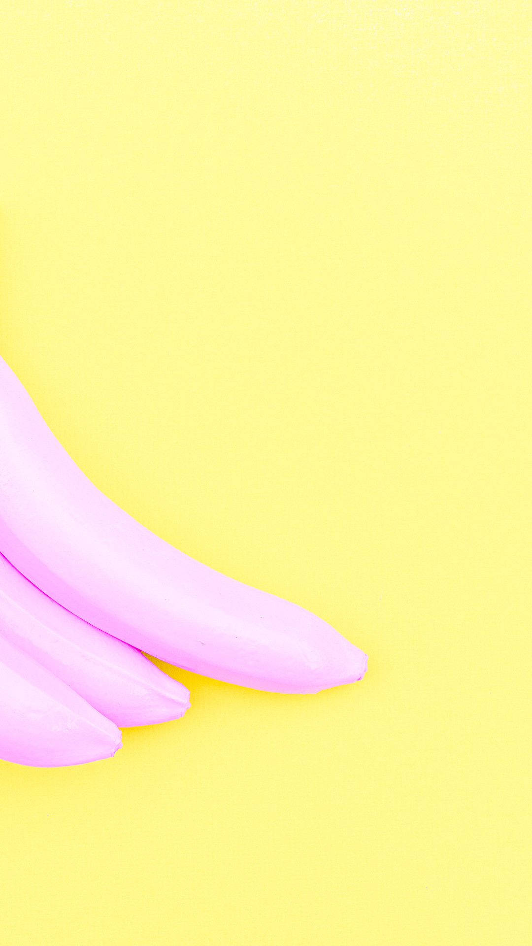 Plátano rosa estético amarillo pastel Fondos de pantalla