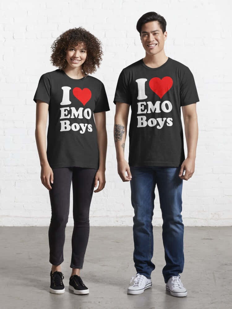 playera de amo a los chicos emo Fondos de pantalla