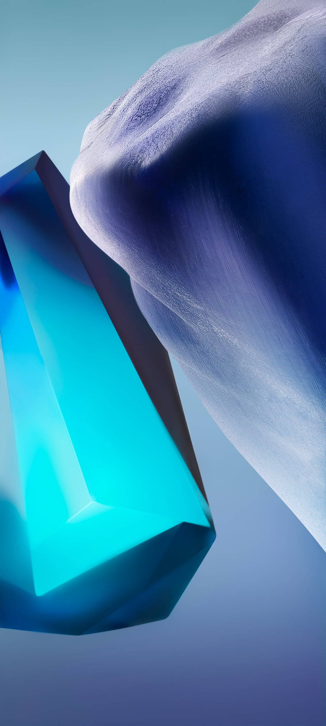 POCO X2 Cristal Azul Fondos de pantalla