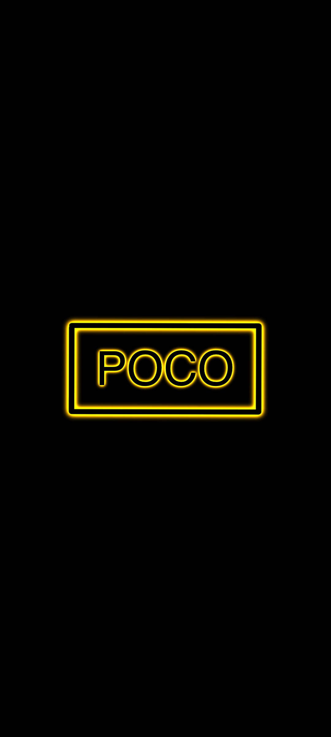POCO X2 Fuente Amarilla Fondos de pantalla
